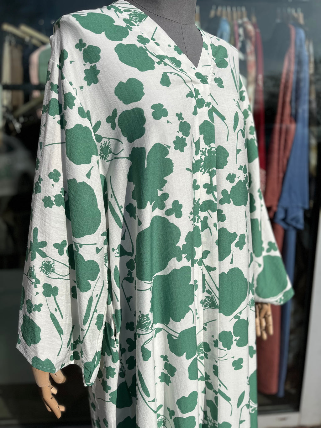 Floral abaya