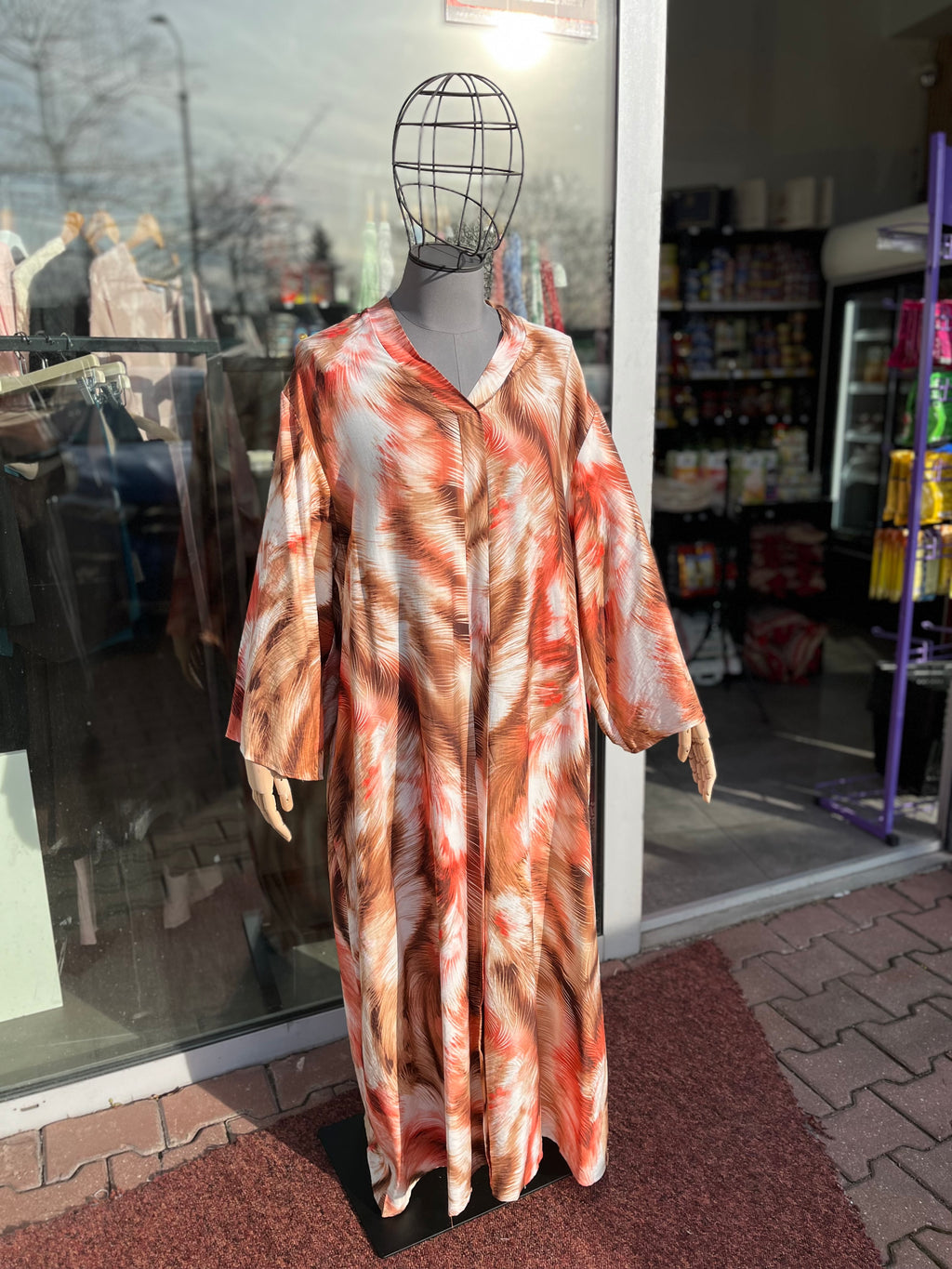Printed Viscose Abaya