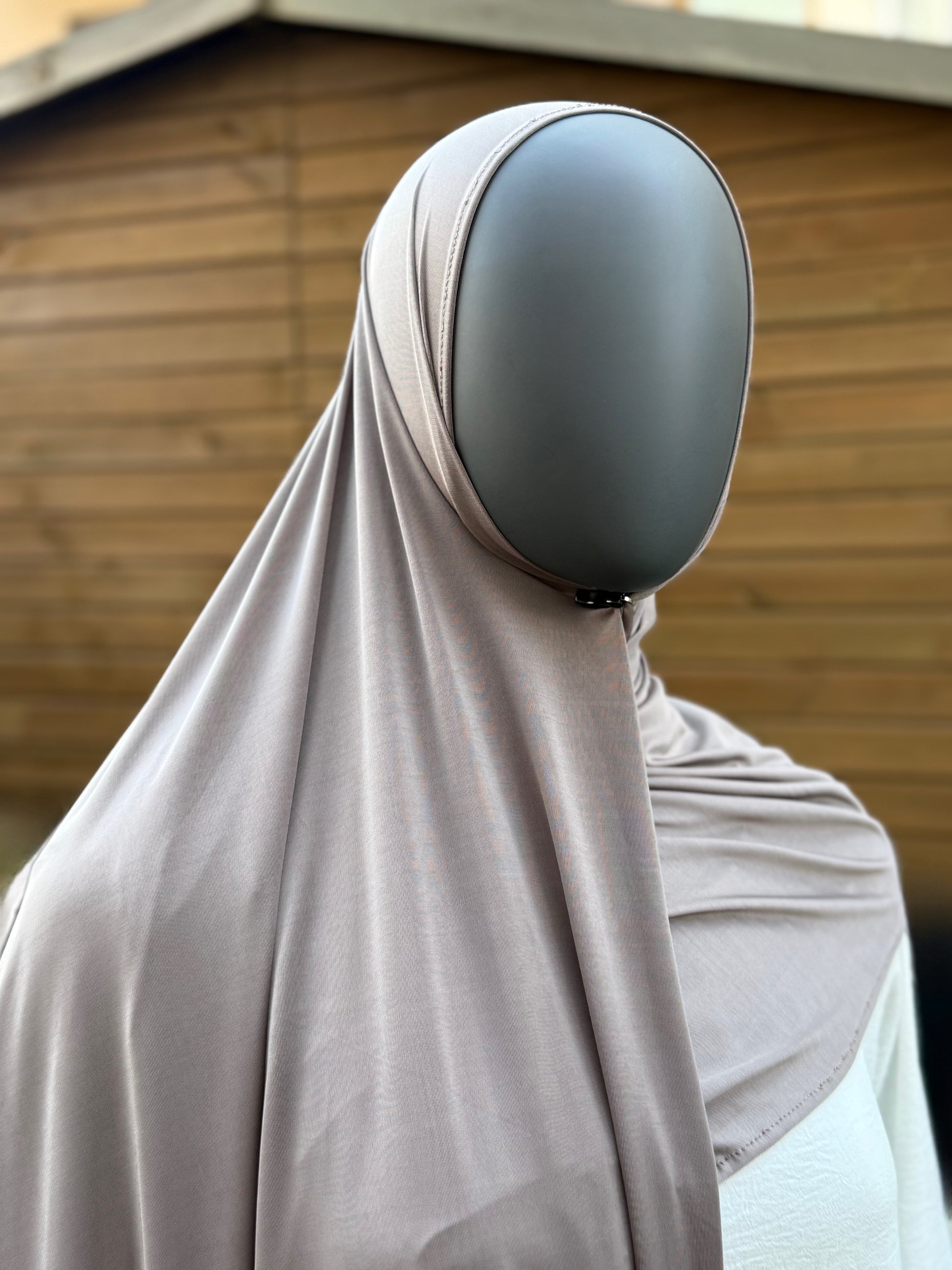 XL Jersey Hijab taupe