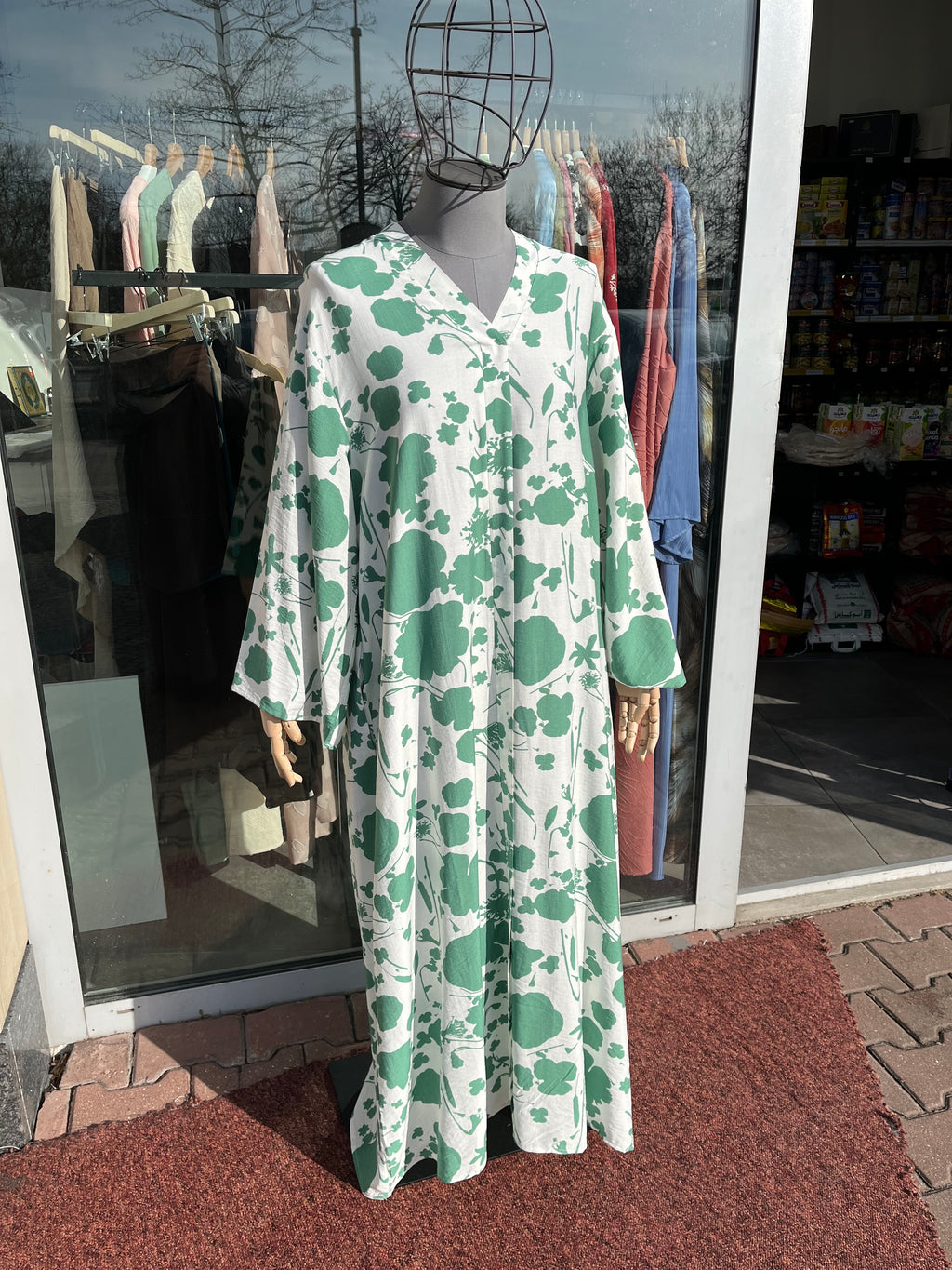 Floral abaya