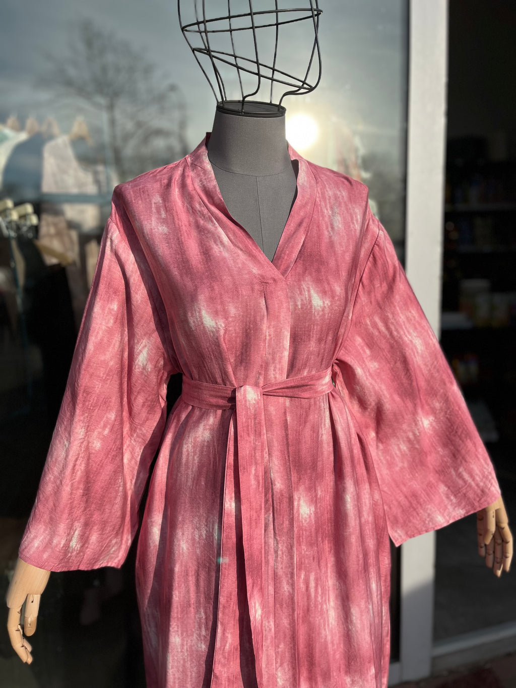 Tie Dye Viscose Abaya