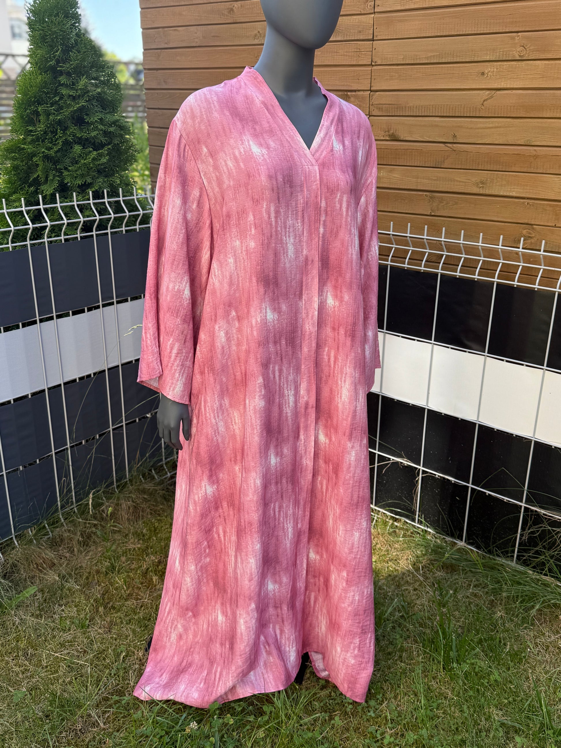 Tie Dye Viscose Abaya